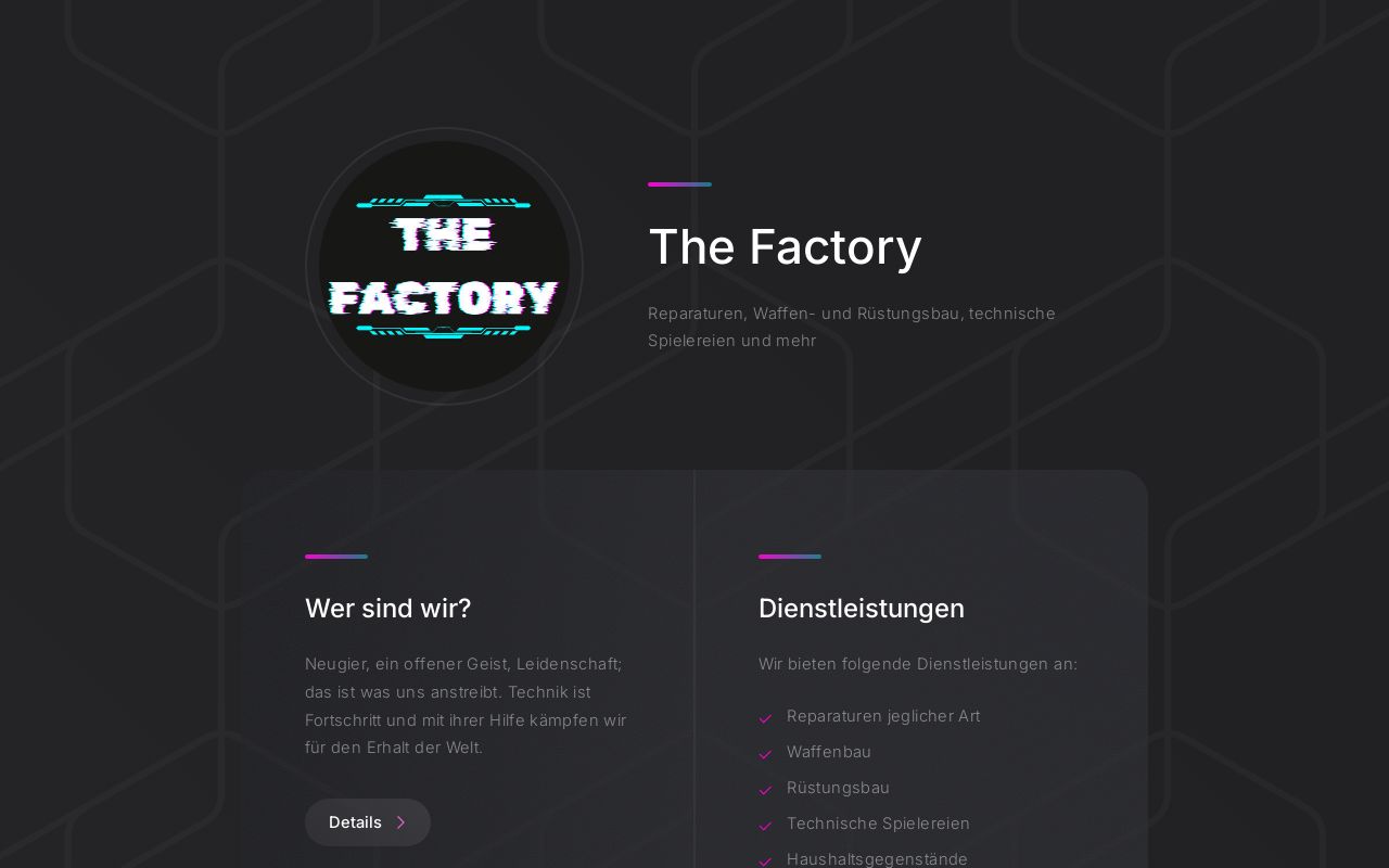 Carrd profile picture for @factory